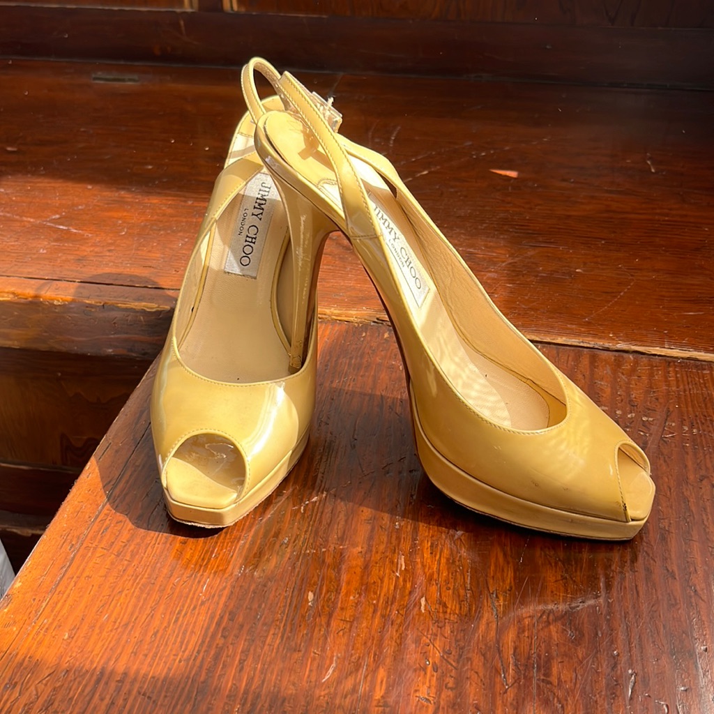 Authentic Nude Jimmy Choo Pumps!